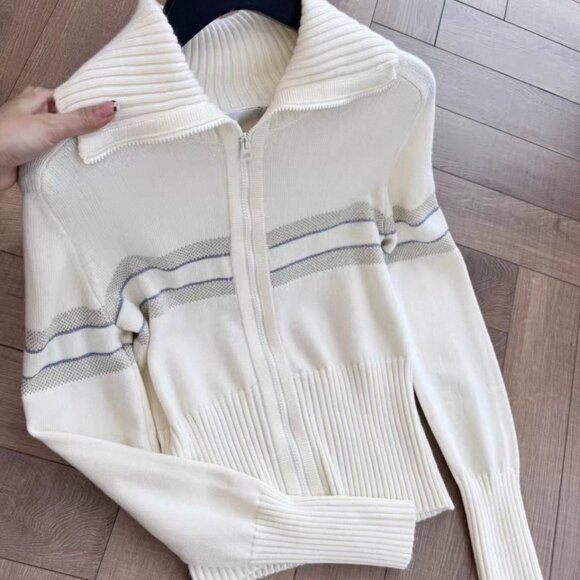 Dior Ski Collection Star Zip Cardigan - Off-White - Picture 1 of 6